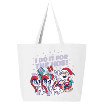 Funny Santa Riding Sleighs With Unicorns 25L Jumbo Tote