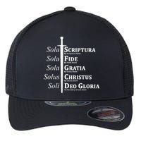 Five Solas Reformed Christian Flexfit Unipanel Trucker Cap