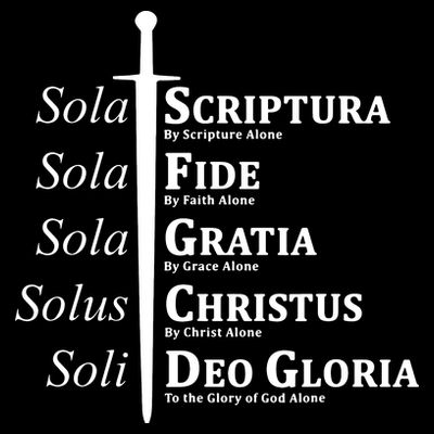Five Solas Reformed Christian T-Shirt