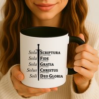 Five Solas Reformed Christian Mug