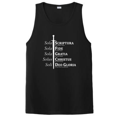 Five Solas Reformed Christian PosiCharge Competitor Tank