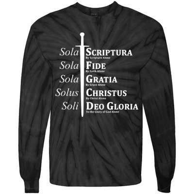 Five Solas Reformed Christian Tie-Dye Long Sleeve Shirt