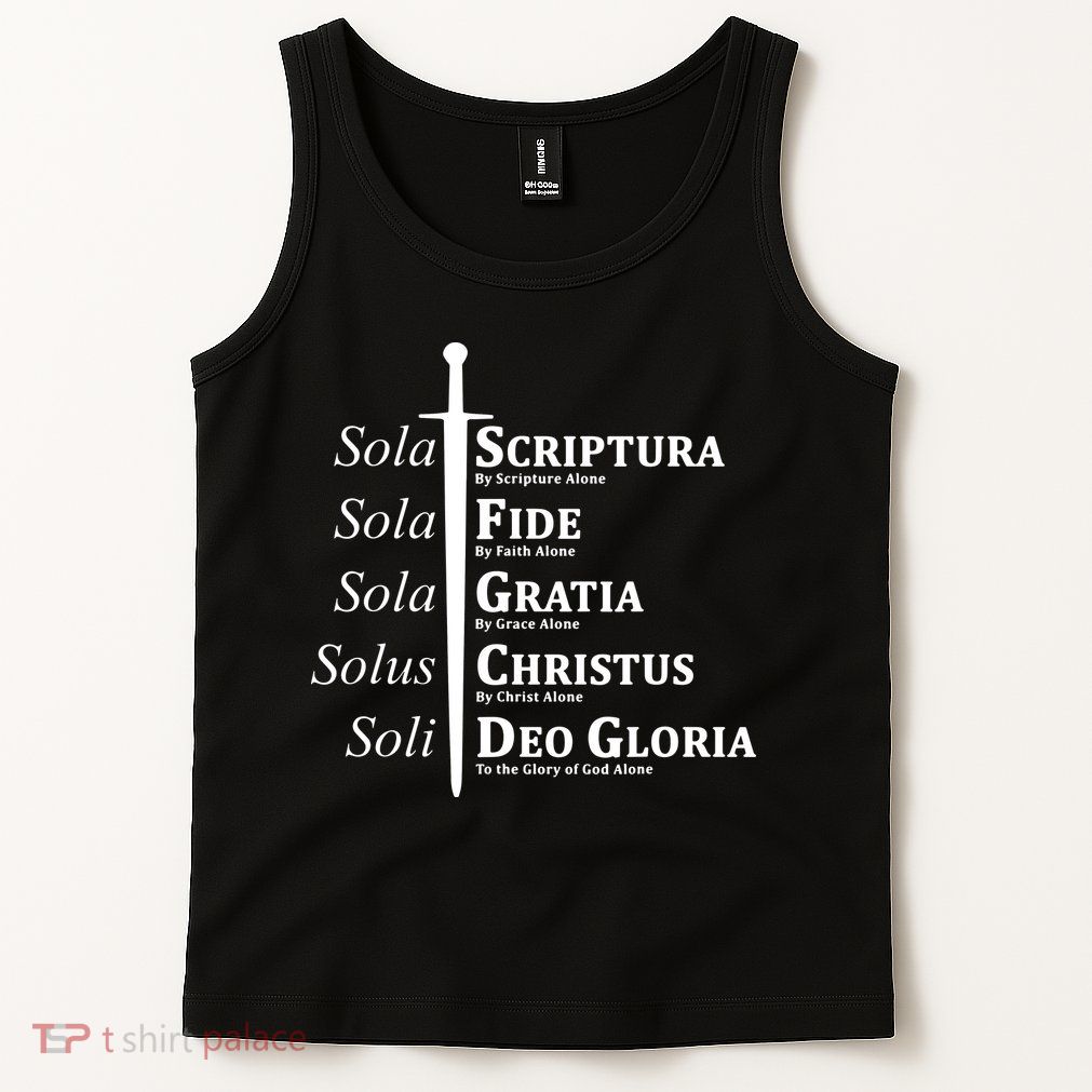 Five Solas Reformed Christian Tank Top