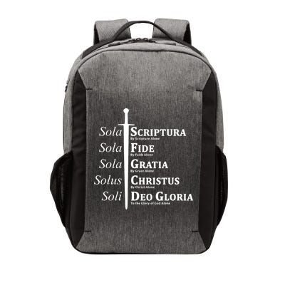 Five Solas Reformed Christian Vector Backpack