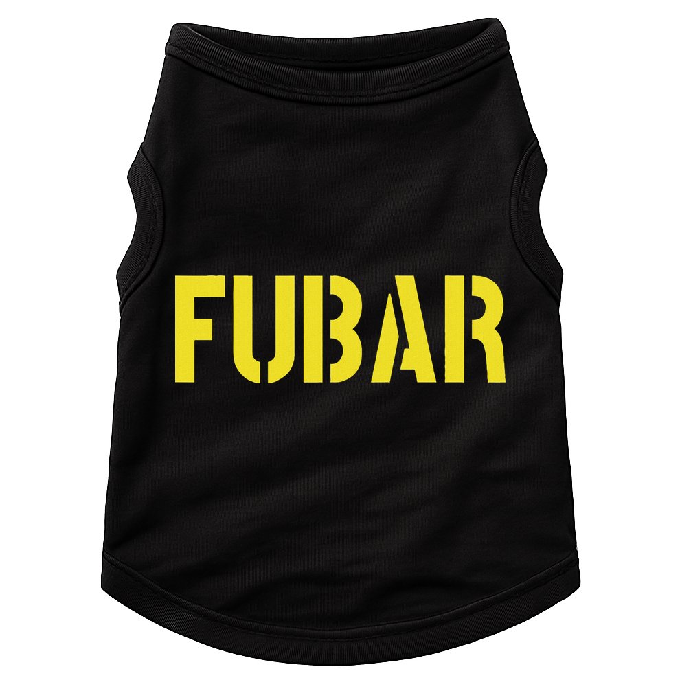 Fubar Snafu Rtfm Jfgi S For Women Funny Acronyms Doggie Tank
