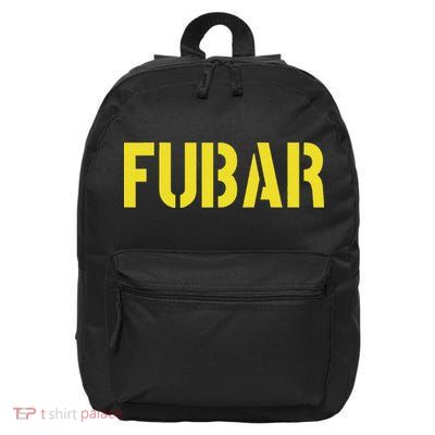 Fubar Snafu Rtfm Jfgi S For Women Funny Acronyms 16 in Basic Backpack