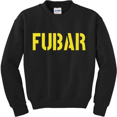 Fubar Snafu Rtfm Jfgi S For Women Funny Acronyms Kids Sweatshirt