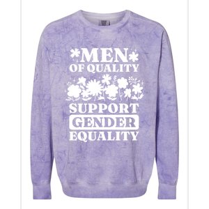 Feminist S Rights Equality Feminism Gift Colorblast Crewneck Sweatshirt