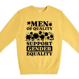 Feminist S Rights Equality Feminism Gift Premium Crewneck Sweatshirt