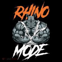 Funny Strong Rhino With Big Biceps Rhino Mode For Gym Lover 16 in Basic Backpack