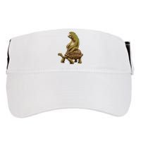 Funny Sloth Riding Turtle Speed Is Relative Adult Drive Performance Visor