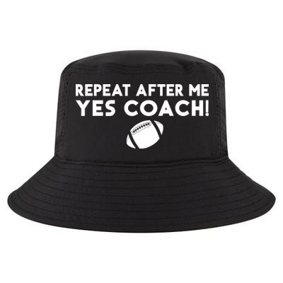 Funny Sport Repeat After Me Yes Coach American Football Cool Comfort Performance Bucket Hat