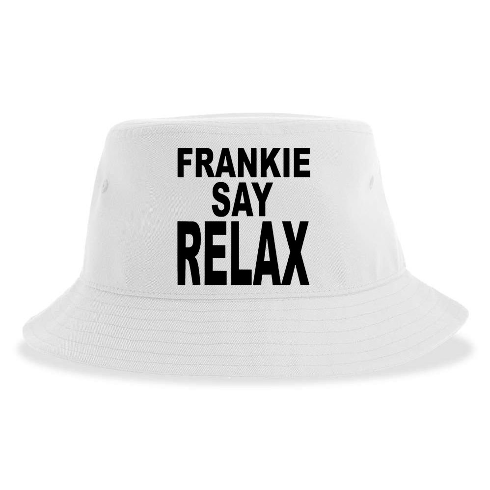 Frankie Say Relax Shirt Funny Retro Vintage Sustainable Bucket Hat