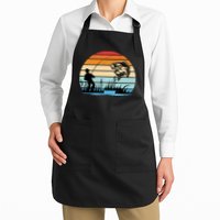 Fishing Sunset Retro Vintage Gift Apron