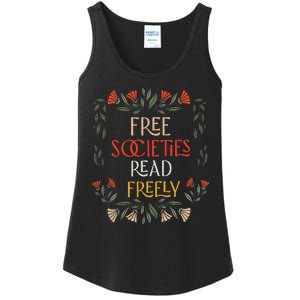 Free Societies Read Freely Read Banned Books Librarians Ladies Essential Tank