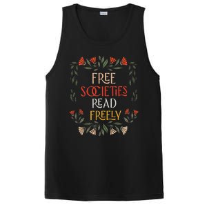 Free Societies Read Freely Read Banned Books Librarians PosiCharge Competitor Tank