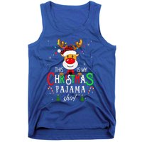 Family Squad Reindeer Matching This Is My Christmas Pajama Tank Top