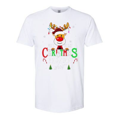 Family Squad Reindeer Matching This Is My Christmas Pajama Softstyle CVC T-Shirt