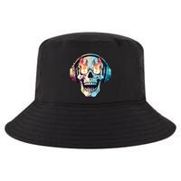 Flaming Skull Rock Music Cool Comfort Performance Bucket Hat