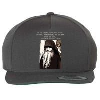 Fr Seraphim Rose Eastern Orthodox Wool Snapback Cap