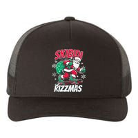 Funny Santa Rizz Christmas Skater Santa Xmas Yupoong Adult 5-Panel Trucker Hat