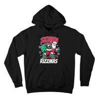 Funny Santa Rizz Christmas Skater Santa Xmas Tall Hoodie