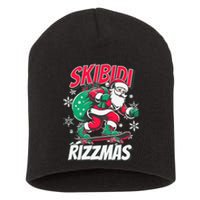 Funny Santa Rizz Christmas Skater Santa Xmas Short Acrylic Beanie