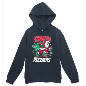 Funny Santa Rizz Christmas Skater Santa Xmas Urban Pullover Hoodie