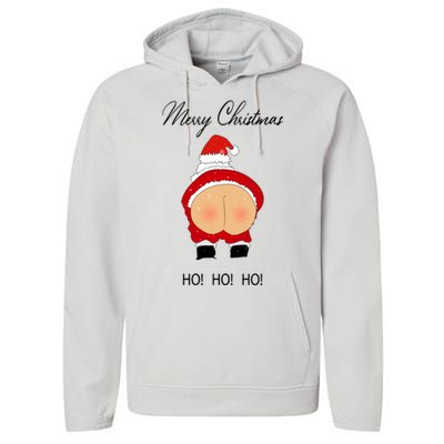 Funny Sarcastic Rude Christmas Performance Fleece Hoodie