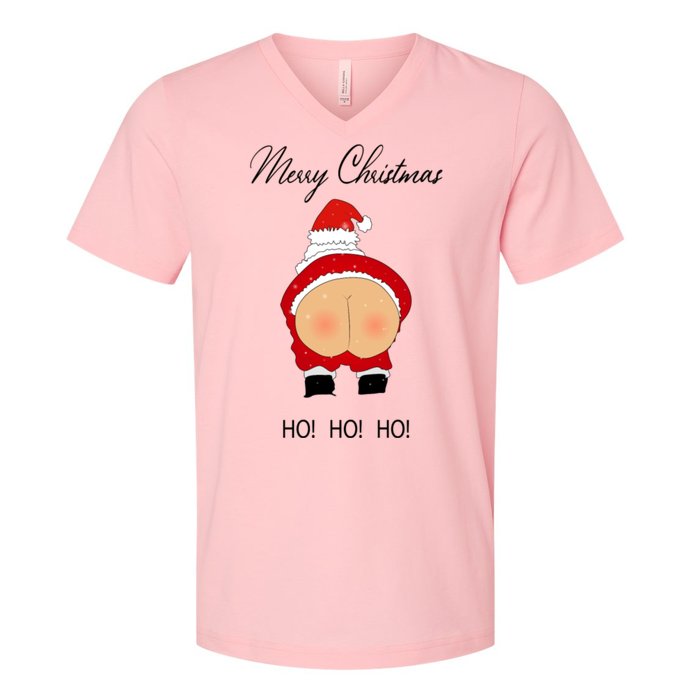 Funny Sarcastic Rude Christmas V-Neck T-Shirt