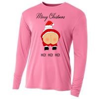 Funny Sarcastic Rude Christmas Cooling Performance Long Sleeve Crew