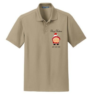 Funny Sarcastic Rude Christmas Dry Zone Grid Polo