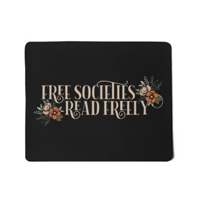 Free Societies Read Freely Read Banned Books Librarians Mousepad