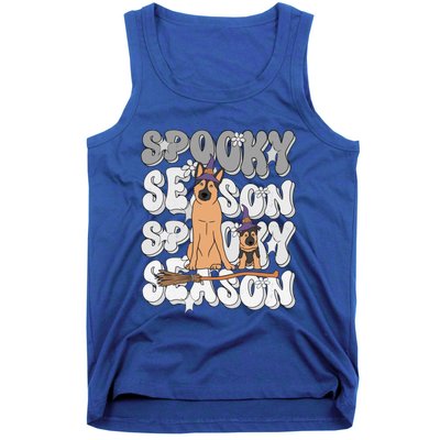 Funny Saying Spooky Season Halloween Dog Lover Cool Gift Tank Top