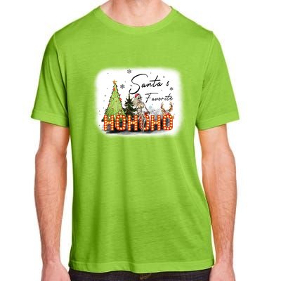 Funny Skeleton Santa Favorite Ho Ho Ho Bleached Gift Adult ChromaSoft Performance T-Shirt