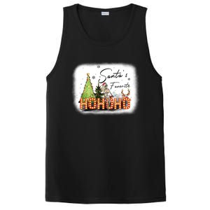 Funny Skeleton Santa Favorite Ho Ho Ho Bleached Gift PosiCharge Competitor Tank