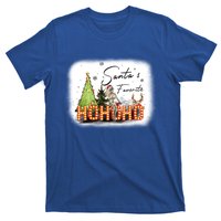 Funny Skeleton Santa Favorite Ho Ho Ho Bleached Gift T-Shirt