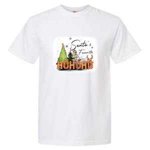 Funny Skeleton Santa Favorite Ho Ho Ho Bleached Gift Garment-Dyed Heavyweight T-Shirt