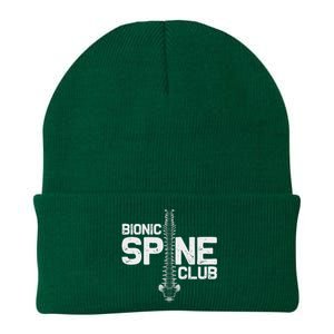 Funny Spine Surgery Gift Bionic Spine Club Knit Cap Winter Beanie