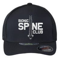 Funny Spine Surgery Gift Bionic Spine Club Flexfit Unipanel Trucker Cap