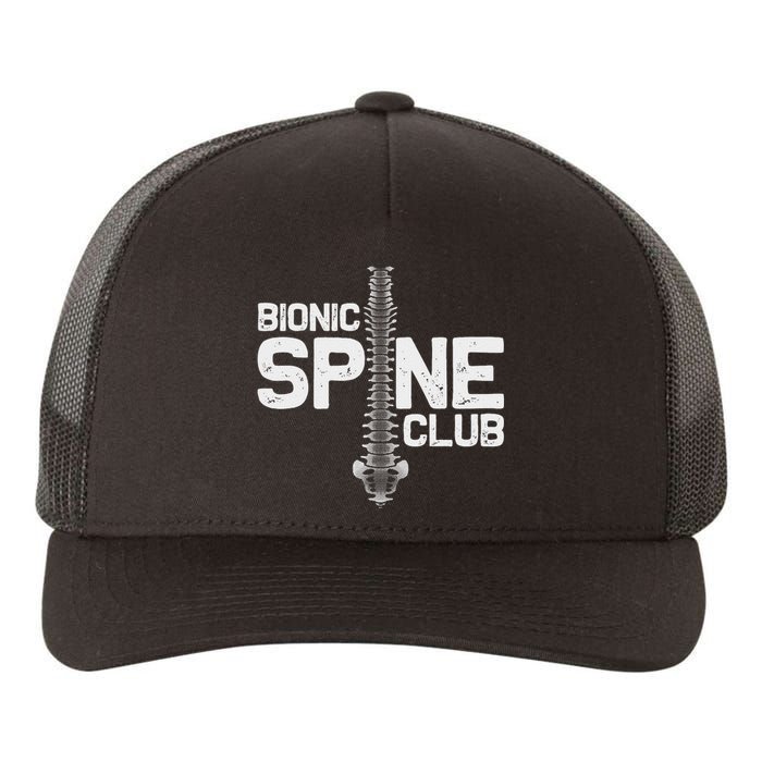 Funny Spine Surgery Gift Bionic Spine Club Yupoong Adult 5-Panel Trucker Hat