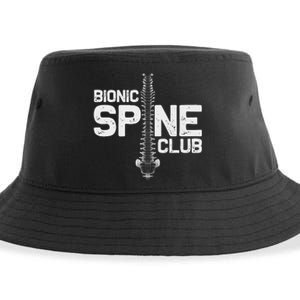 Funny Spine Surgery Gift Bionic Spine Club Sustainable Bucket Hat