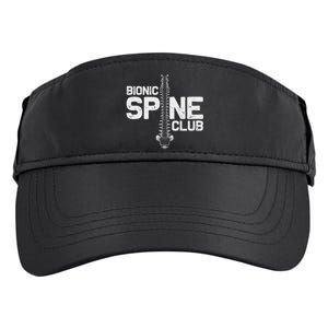 Funny Spine Surgery Gift Bionic Spine Club Adult Drive Performance Visor