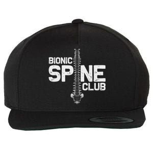 Funny Spine Surgery Gift Bionic Spine Club Wool Snapback Cap