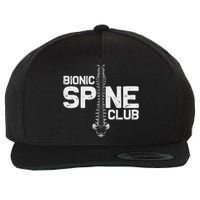 Funny Spine Surgery Gift Bionic Spine Club Wool Snapback Cap