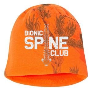 Funny Spine Surgery Gift Bionic Spine Club Kati - Camo Knit Beanie