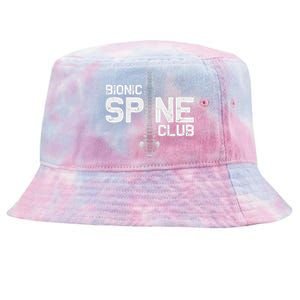 Funny Spine Surgery Gift Bionic Spine Club Tie-Dyed Bucket Hat