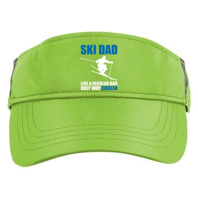 Funny Skiing Ski Dad Funny Gift Adult Drive Performance Visor