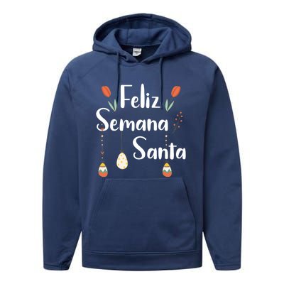 Feliz Sea Santa Easter Holy Week Cascaróns Great Gift Performance Fleece Hoodie