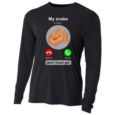 Funny Snake Snake Lover Snake Owner Collector Gift Cooling Performance Long Sleeve Crew